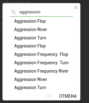 aggression stat search