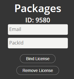 Package bind license