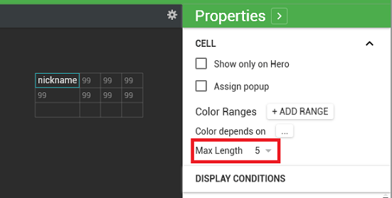 Set nickname max length in HUD