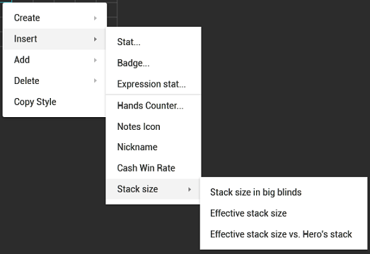 Insert stack size into HUD